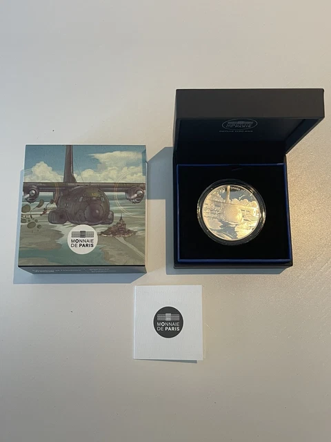 Pièce Commémorative Le Concorde 2019 - 5 Onces Argent 999‰ - 50€ - Tirage 250 Ex. BE - Coffret