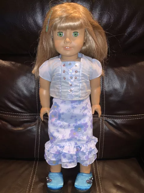 American Girl Vintage Just Like You # 6 w/ Outfit, Shoes, Glittery Hair Clip