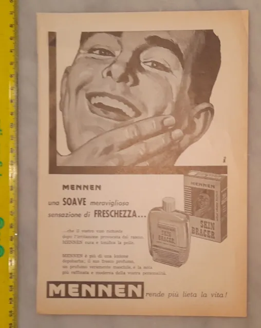 Pubblicità advertising  MENNEN  (anni Cinquanta)