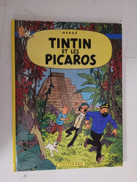 Ancien album Tintin et les picaros, EO 1976, en bon état