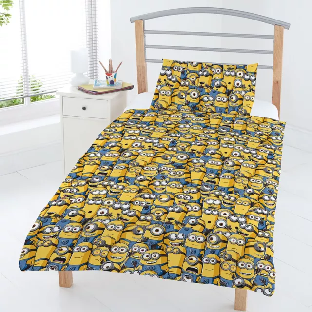 Despicable Me Minions Housse de Couette Junior Ensemble Enfants Literie