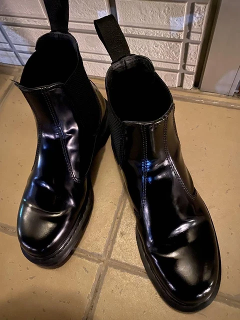 Dr. Martens GILBEY Harness Side Gore Shoes Made in Thailand Size 5 Women's 24.0cm unclear black type Vintage Second Hand