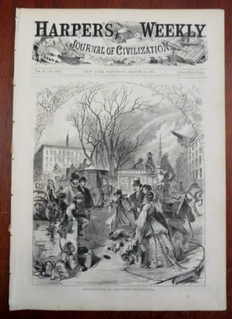Vassar College Sam Houston Harper's Civil War newspaper 1861 complete issue