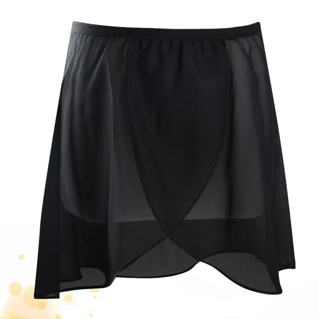 Girls Dance Basic Wrap Girls Dance Skirt Black Skirt Women Dress