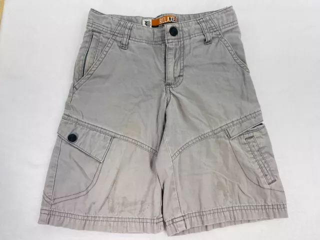 Lee Dungaree Relaxed  Cargo Shorts Boys Size 8  Kids Adjustable Waist Youth