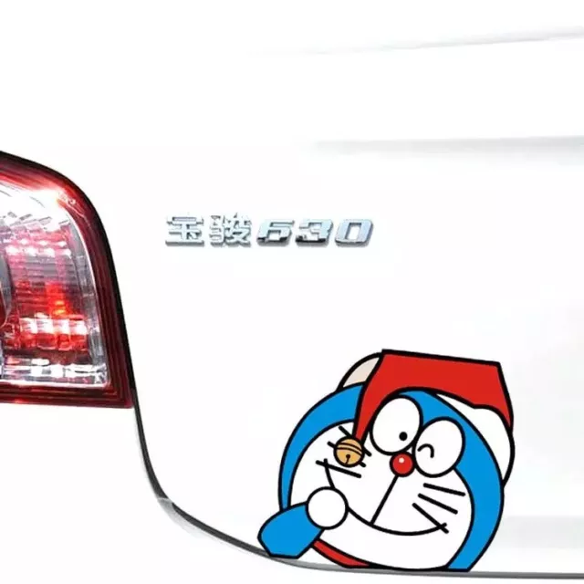 cute smile doraemon cartoon funny car  van window JDW VINYL decal sticker