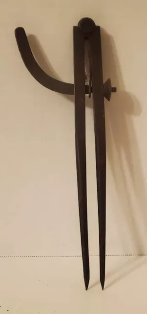 Antique metal caliper 9 inches