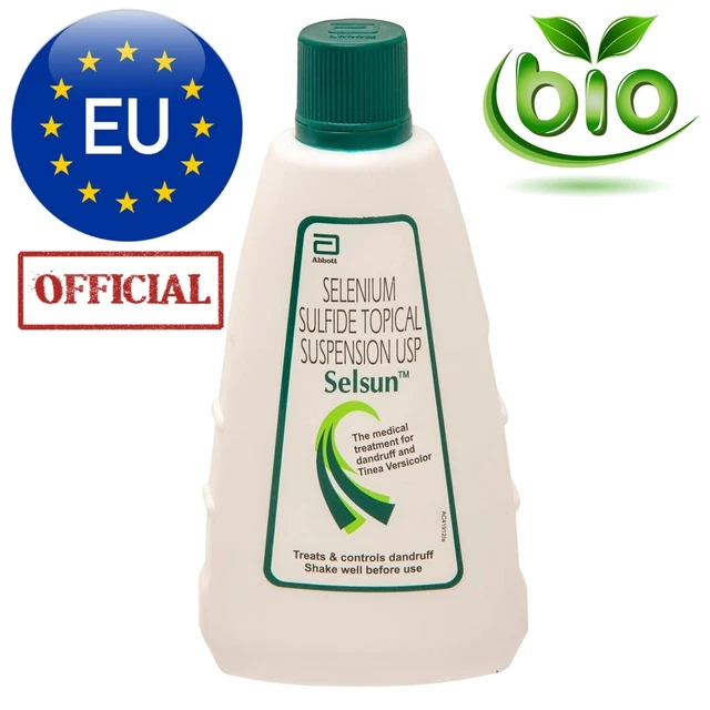 Shampoing Selsun Anti-Pellicules 2x120ml - Ingrédients Naturels, Expire 2027