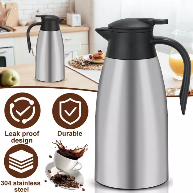 304 Stainless Steel Kettle Thermos 1.5L Big Capacity Double Wall