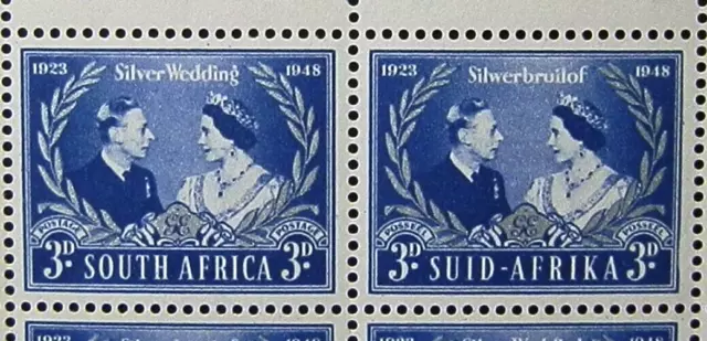 South Africa 1948 Sg125 Silver Wedding -  Mnh