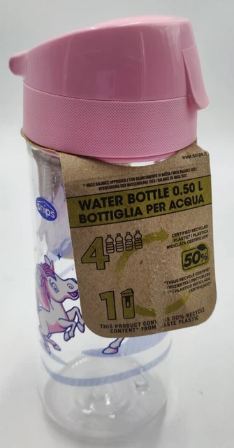Snips 000797 bottiglia unicorno borraccia per bambini plastica riciclata