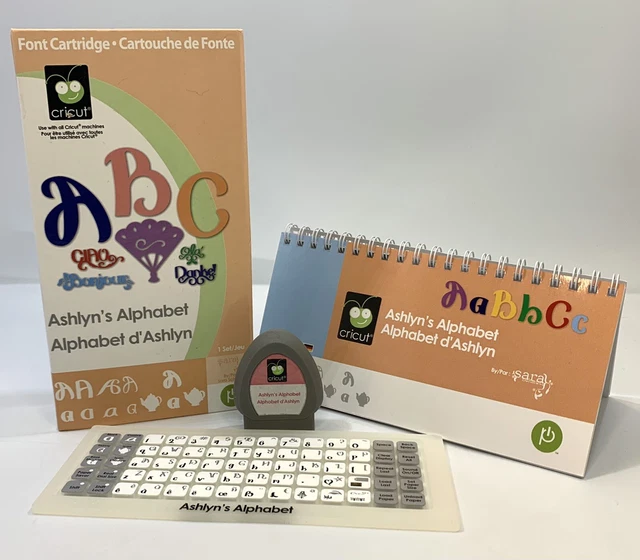 CRICUT CARTRIDGE ABC Ashlyn's Alphabet 2908 Complete CIB Link