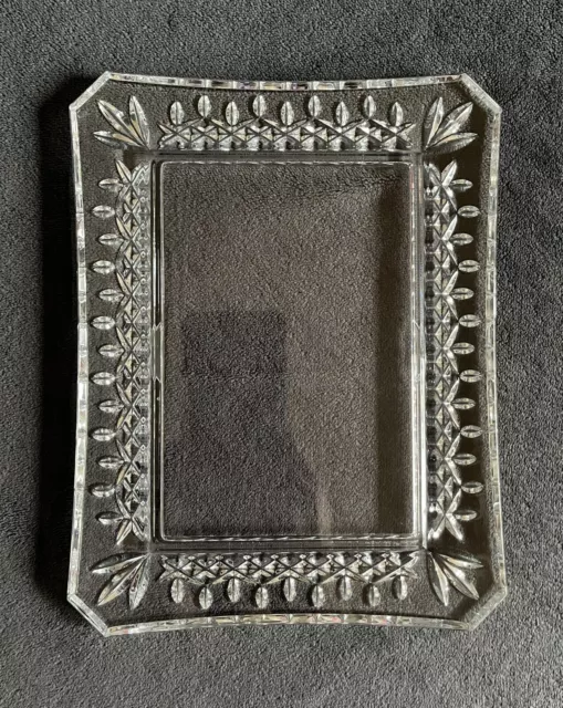 Vintage Waterford Crystal Lismore Pattern Picture Frame 6" x 4"
