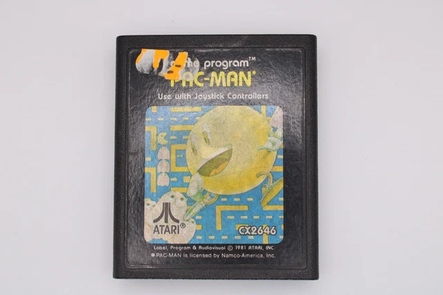 Jeu Vidéo Atari 2600 Pac Man Occasion - Version PAL France, Bon état