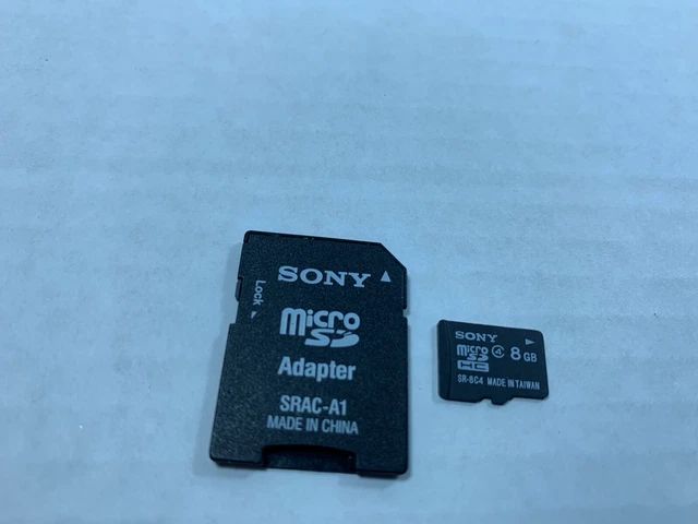 Sony 8GB microSD Card w/SD Adapter
