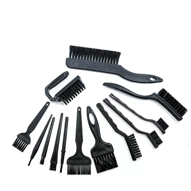 1# - 10# Black Plastic Handle ESD Anti-Static Brush For PCB Repair Cleaning Tool