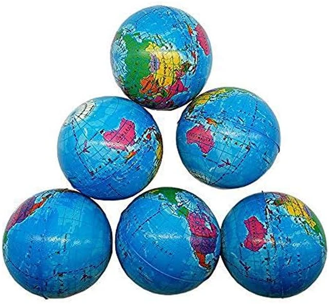 Mini bolas de estrés de globo exprimibles de 2,48"", bolas de alivio de tensión, favor de fiesta, suaves