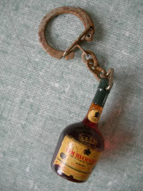 Porte Clef Miniature : Bouteille Cognac Courvoisier Vsop – Alcool Digestif