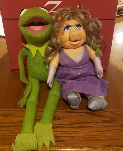 Vintage Fisher Price Kermit Ms. Piggy 850 890 Dolls Lot