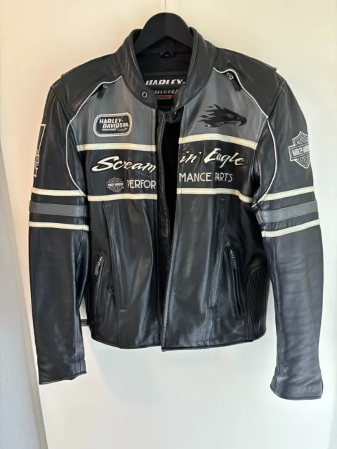 Harley Original Screaming eagle Lederjacke Gr L Top Zustand