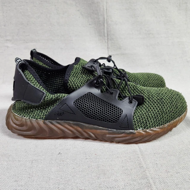 ADIDAS Die Weltmarke Mit Den 3 Stripes Green Shoes Steel Toe Men Sz 12 Euro 46