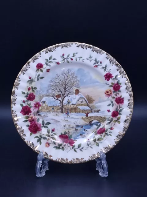 Royal Albert Four Seasons 'Winter' by F. F. Errill Decorative Plate