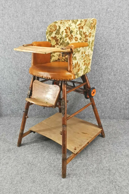 9165088 High Chair Children's Table Phönix Um 1920