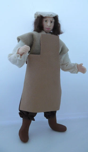 DOLLS HOUSE MINIATURE Polymer Clay, Detta's Darling Dolls Tudor