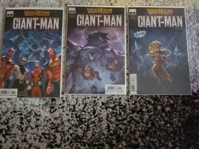 War of the Realms Giant Man 1-3 Complete Comic Lot Run Set Marvel