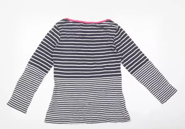 Peter Storm mehrfarbig gestreiftes Damen-T-Shirt aus Polyester Basic Größe 12 rund N 2