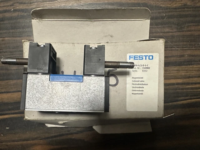Festo MN1H 5/2 D 1 FR C Magnetventil 159687 mit MSN1G 24V Magnetspule Festo MN1H 5/2 D 1 FR C Magnetventil 159687 mit MSN1G 24V Magnetspule