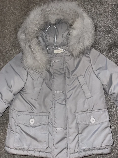 Grey bufi coat best sale