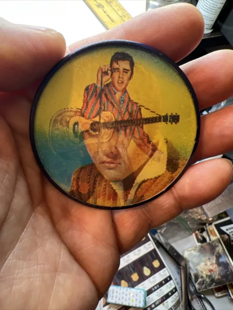 1956 Original COPYRIGHT  Elvis Presley Enterprises Vari-Vue Flicker Pin Button