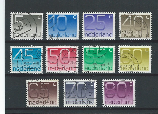 Niederlande Crouwel 1108 /1118 Gestempelt 8
