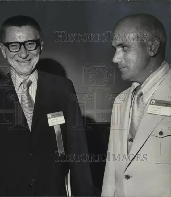 1971 Press Photo Birmingham News Editor John W. Bloomer with Charles D. Kelley