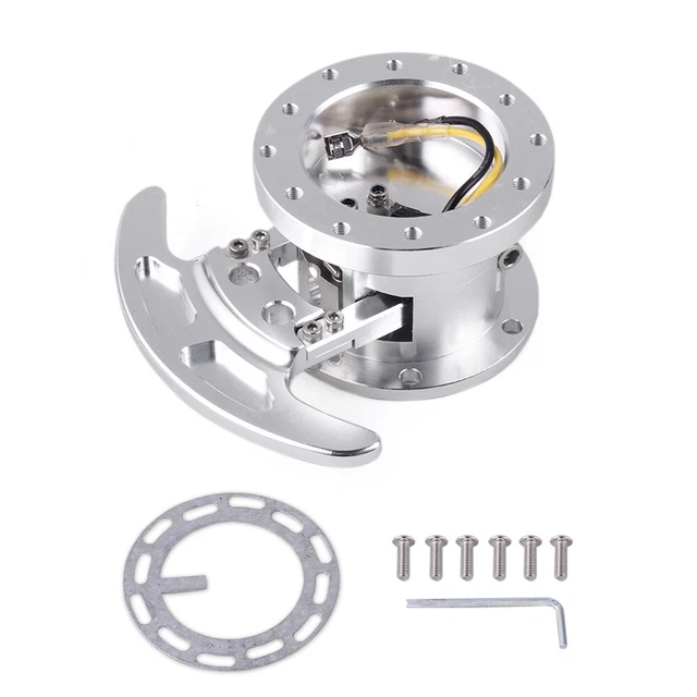 FLIP UP TILT Quick Release Steering Wheel Hub Adapter Body Snap Off