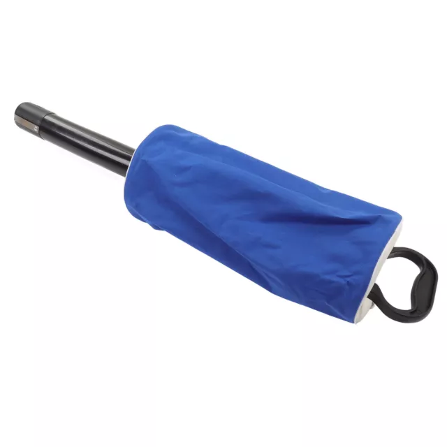 (Blue)Pickup Tool Detachable Ball Pickup Tool Heavy Duty Zippered 70 Ball Bag