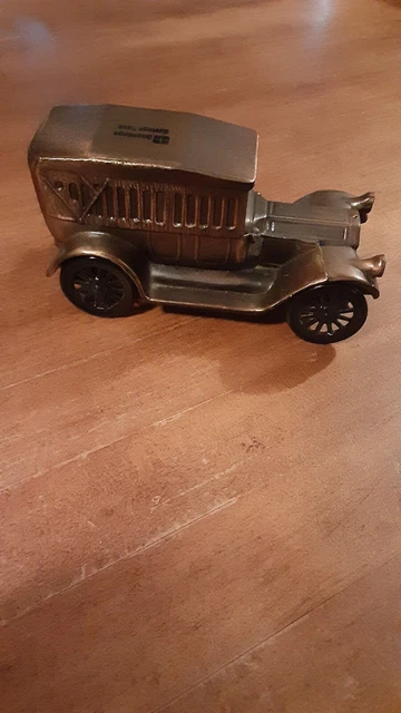 ANTIQUE BANTHRICO METAL Car Bank, Dodge 1917, Onondaga Savings Bank