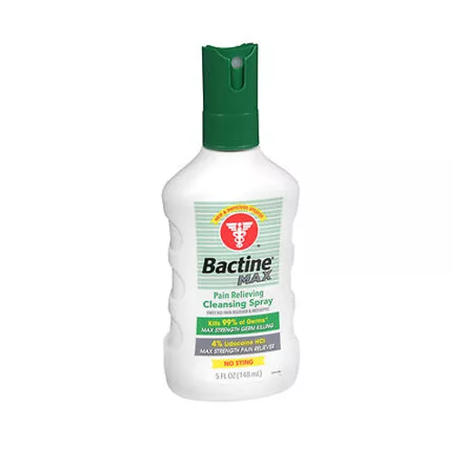 Bactine Max Soulage les Douleurs Démaquillage Spray