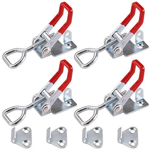 4PCS Toggle Clamp Adjustable Toggle Latch Clamp with Keyhole