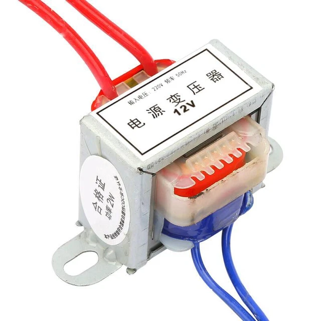Produktbild von EI-Phasentrenntransformator 220V Auf 12V/24V – 2W, 50Hz – Vollkupfer, Flammhemmender Nylonkern, Vakuumimprägniert