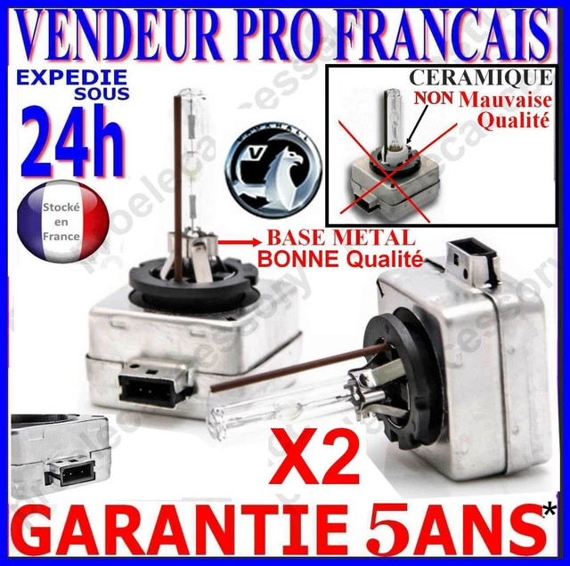 2 D3S Ampoules Xenon Lampe Phare 35W 5000 6000 8000 Vauxhall Insignia Mk1