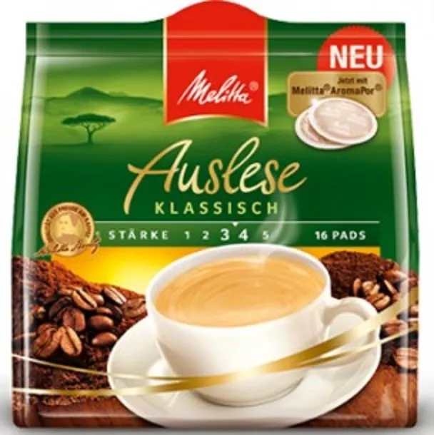 2 x 16 Coffee Pods MELITTA AUSLESE Classic  New from Germany