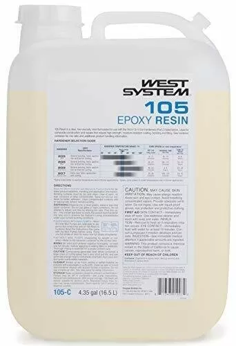 West System 655-105C Epoxy Resin 4.35 Gallon