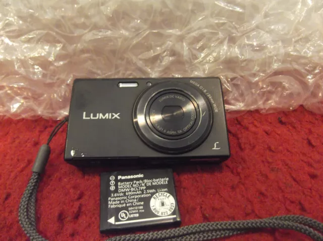 Panasonic LUMIX DMC-FH10 5x Digital Camera - Black