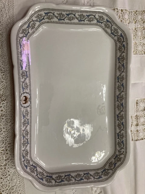 Vintage NYC, Syracuse Buffalo China, Dewitt Clinton Pattern Platter/Tray.