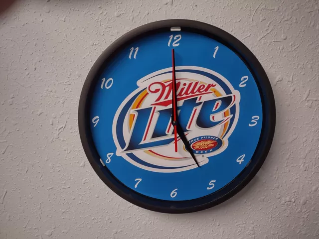 Miller Lite Beer Wall Clock -