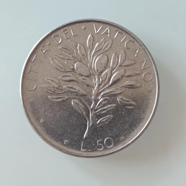 Città del Vaticano 50 Lire 1973 monete circolanti, condizione ottima