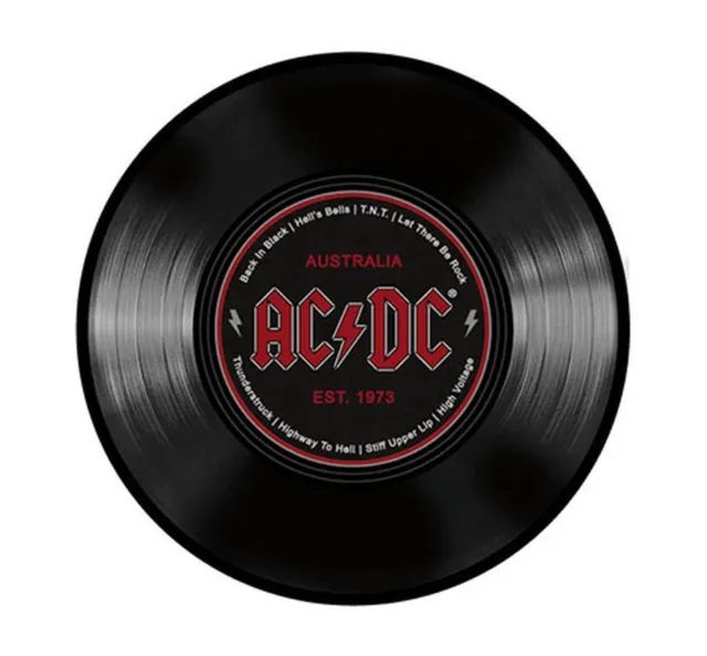 Rockbites - Mousepad AC/DC Schallplatte Australia Rot (101183) LP Record Mauspad