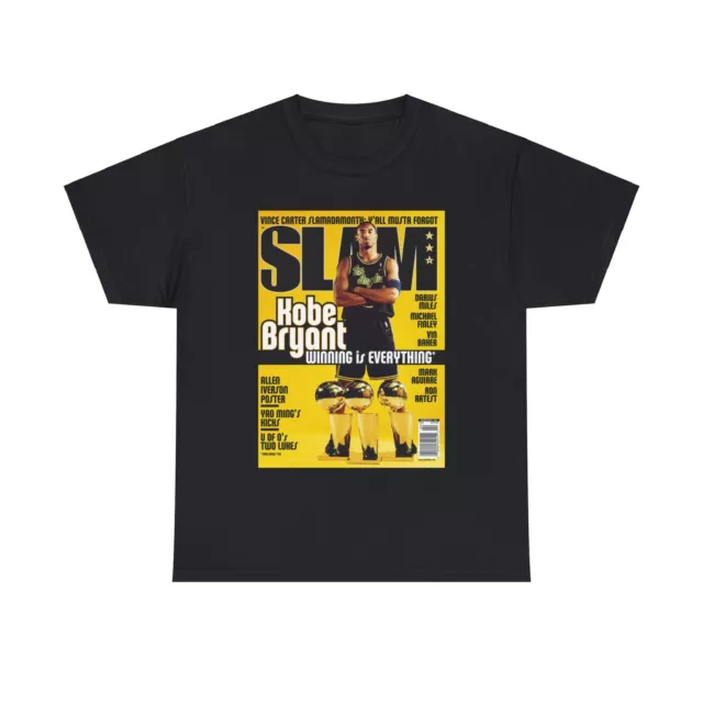 Unisex Heavy Cotton Tee -SLAM Kobe Bryant - No. 66 - Black